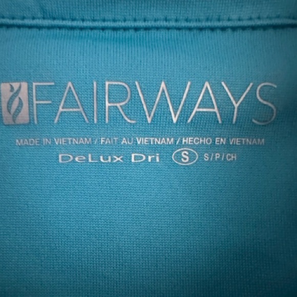 Nancy Lopez Golf Fairways Deluxe Dri Teal Golf Shirt S - Picture 2 of 7